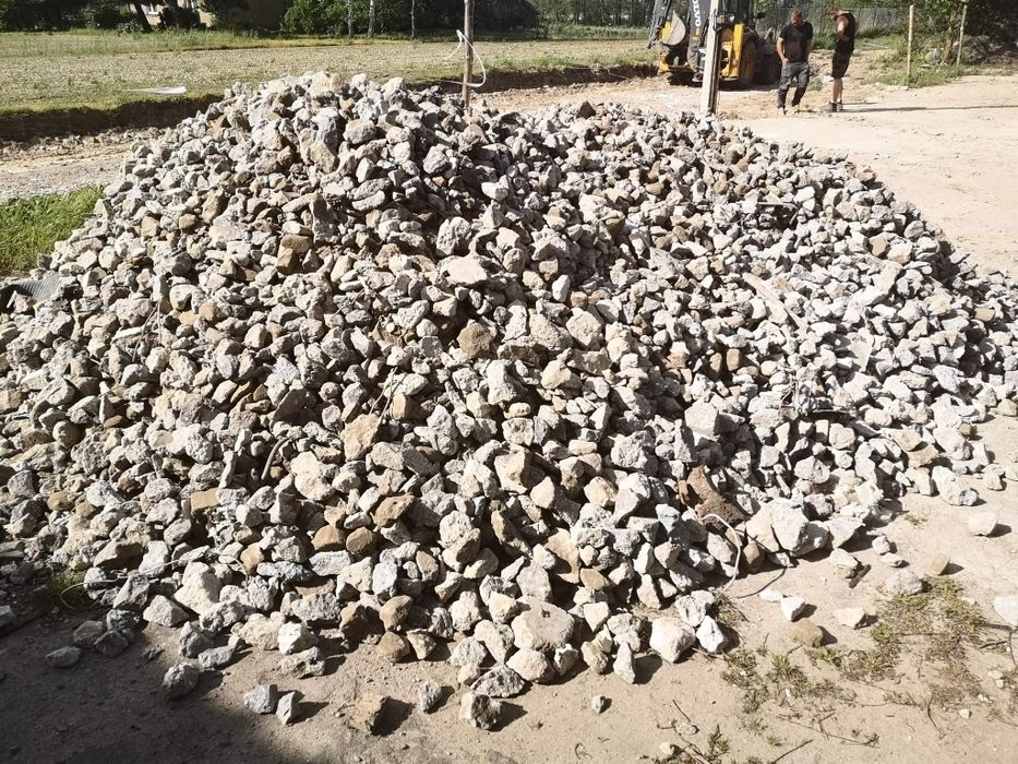 Gruz betonowy, kruszywo betonowe ,beton kruszony
