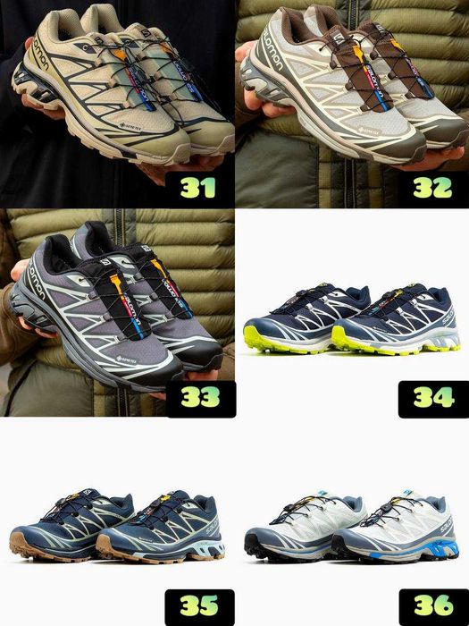 ‼️Кросівки Salomon (Gore-Tex) XT-6 / XT-4 / XT-Slate | Розміри 36 - 46