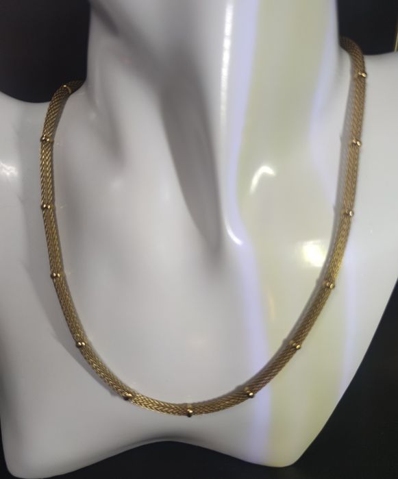 Colar + pulseira + brinde de brincos em aço inoxidável
