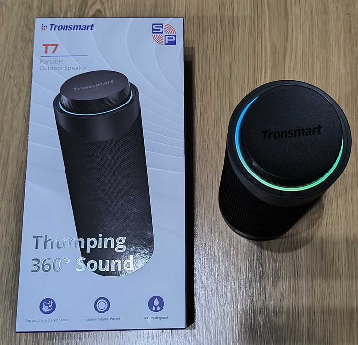 Coluna Portátil Bluetooth TRONSMART T7 como NOVA Promoção