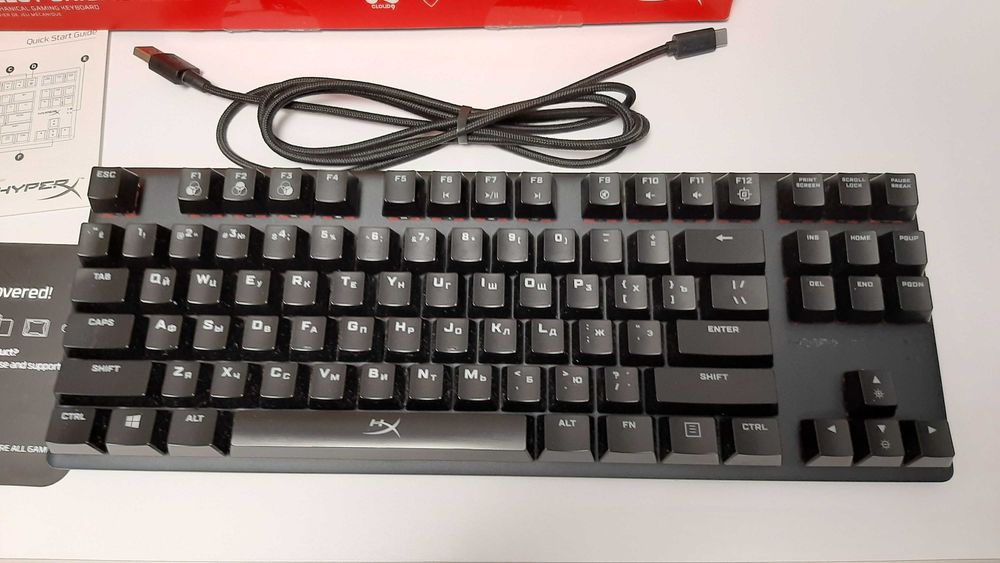 Механічна клавіатура HyperX Alloy Origins Core HX-KB7RDX-RU