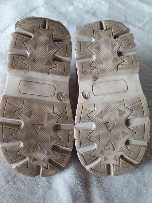 Buty przejściowe wiosenno-jesienne trapery pudrowy róż Youngstyle r.24