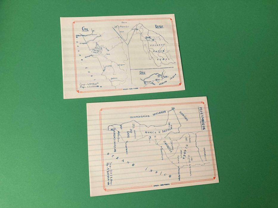 Raros Cadernos Escolares Figuras Históricas Antigos Anos 50/60