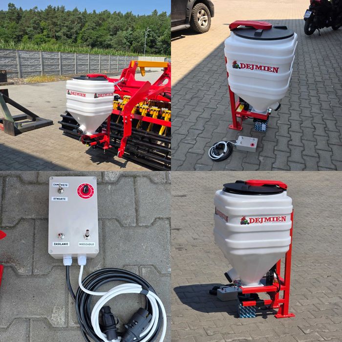 SIEWNIK DO POPLONÓW / POPLONU / Elektryczna regulacja z kabiny  / mieszadło / panel elektryczny / 110 L  !