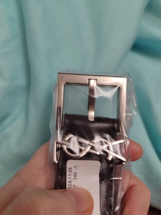 Пояс  ремень бренду yves saint laurent новий коричневий чорний