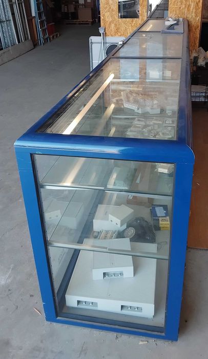 Balcão Atendimento / Vitrine Montra Exposição Iluminada 4.50x0.65m