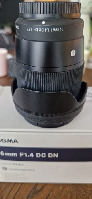 Obiektyw Sigma 16mm F 1.4 pod MFT