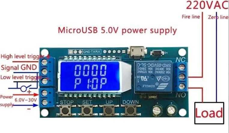 Реле Времени Задержки, Циклический Таймер JZ-801, XY-LJ02