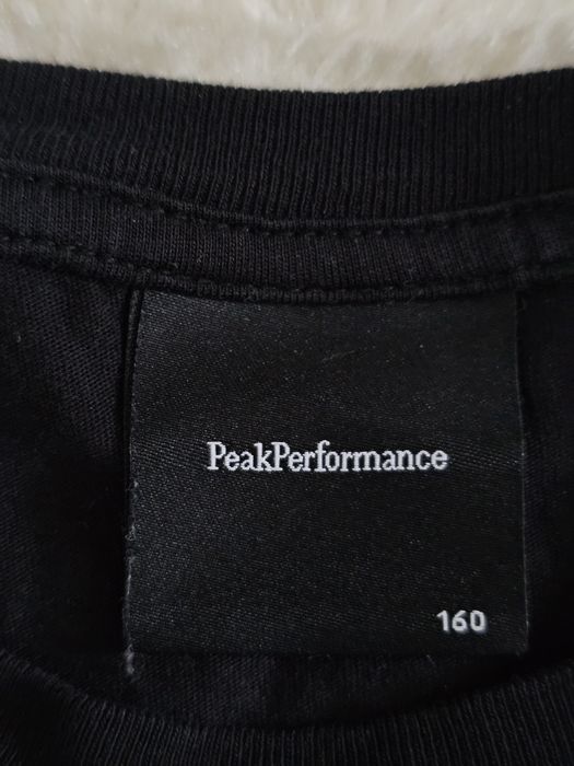 Koszulka peak performance długi rękaw Czarna Rozmiar S Oryginalna Logo
