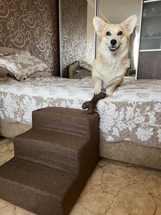 Сходи приліжкові/ пандус шоколадного кольору