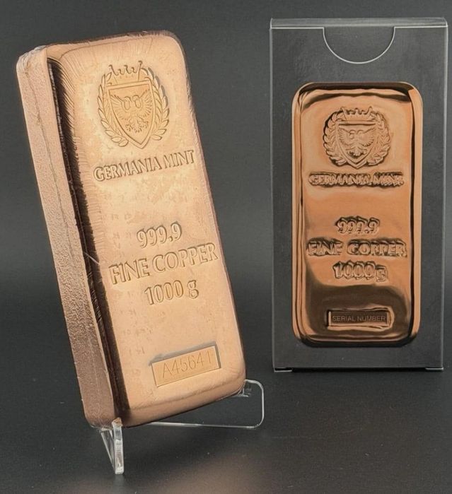 Мідна монета. 1 Кіло. GERMANIA MINT. Проба - 999,9.  Голограма!