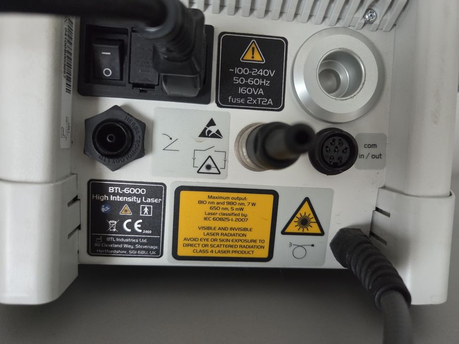 laser wysokoenergetyczny BTL-6000 z głowicą