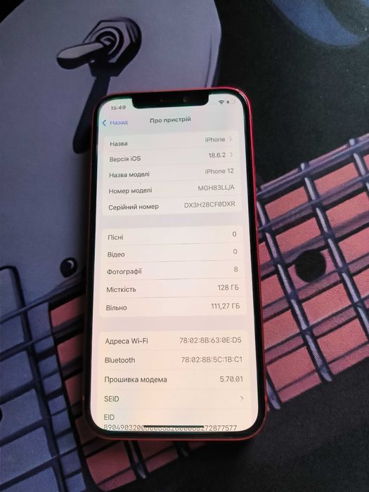 Iphone 12 red 128гб