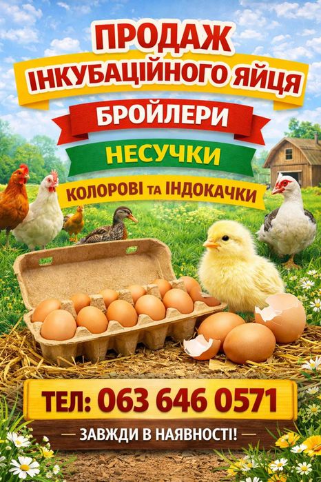 Інкубаційне яйце Домінант | Для господарства