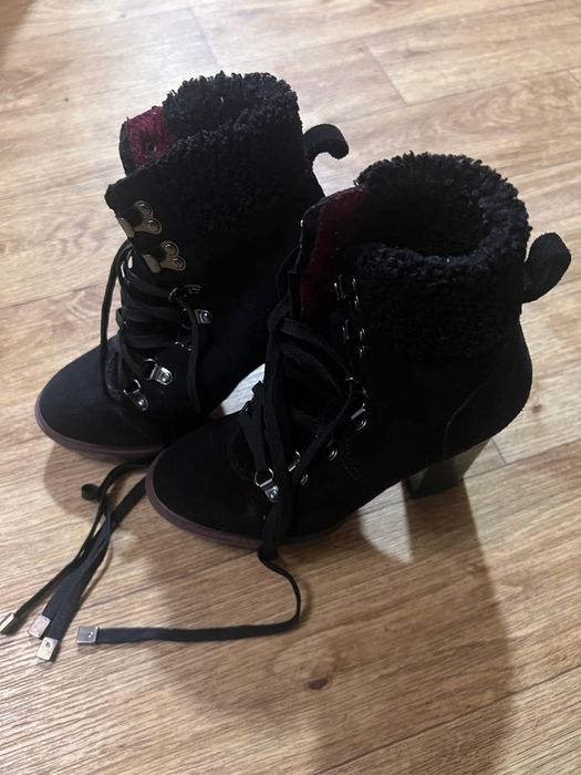 Зимние замшевые сапожки ALDO, 36р-р