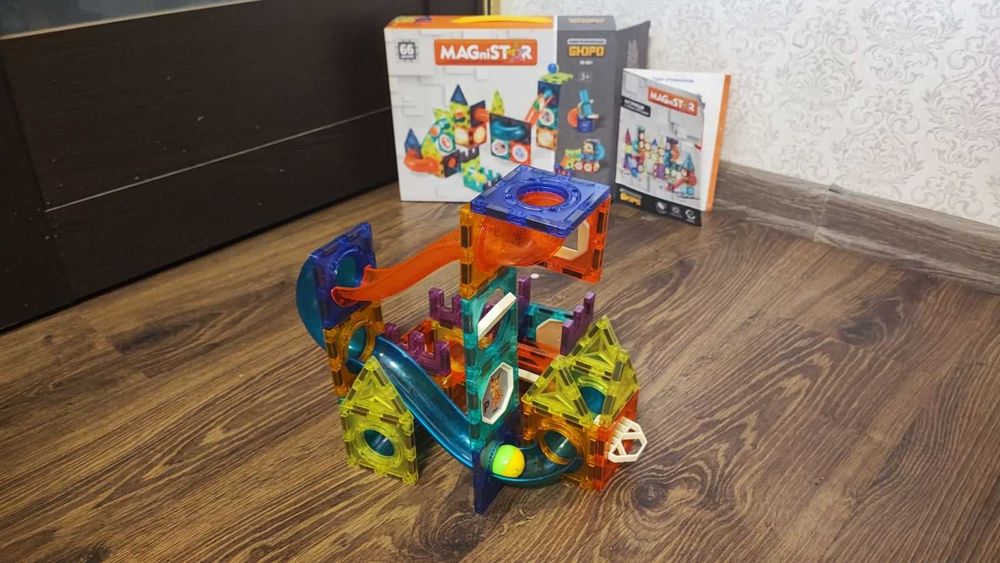 Конструктор магнітний Magnistar місто-трек  66 деталей (TB 001)