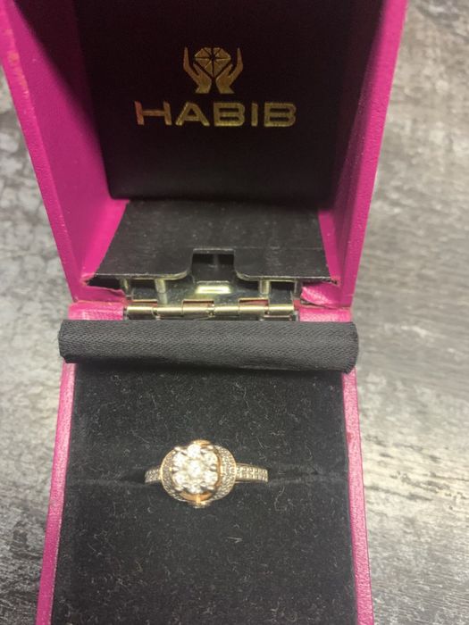 Кольцо золотое с брилиантами