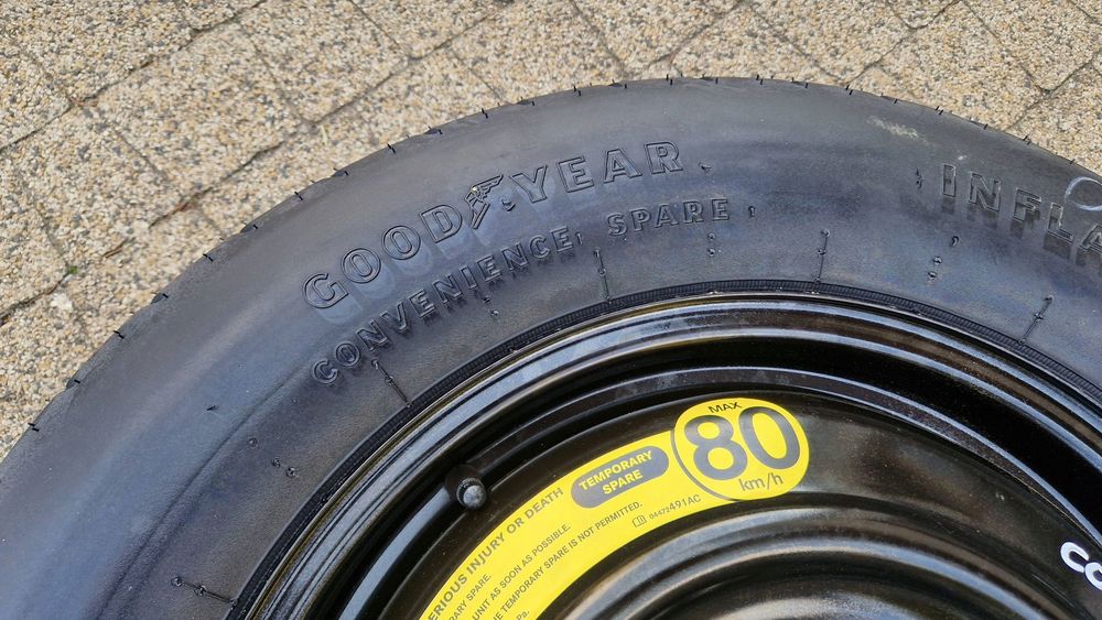 jeep compass 1 i lift 11-16 koło zapasowe dojazdowe 16 goodyear