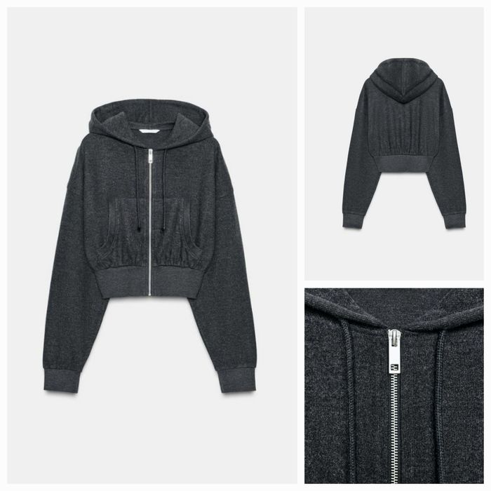 Крутий костюм Zara з худі і широких штанів-ballon. Гарна якість і ціна