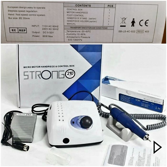 2ЛампыУФ,Подлокотник,ОригиналФрезерДляУходаЗаНогтями,Проф.деятельности