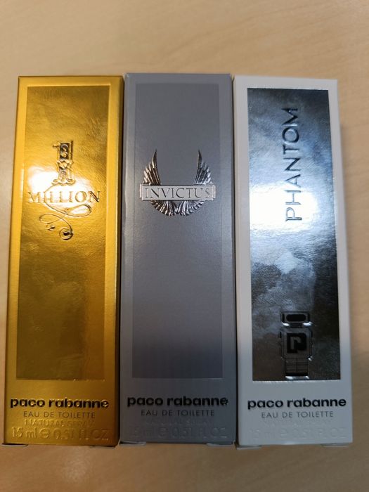 Paco Rabanne 1Million Invictus Phantom Eau de Toilette, 15 ml,оригінал