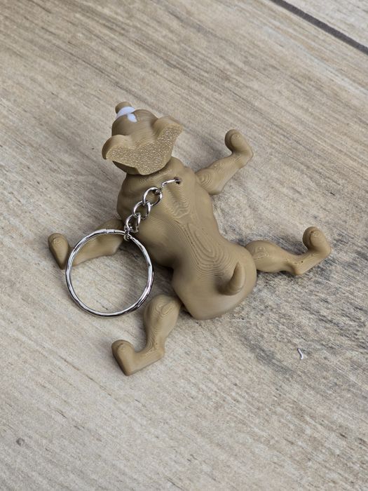 Breloczek Pitbull 3d - Brelok Druk3d fidget Keychain mixGadzet
