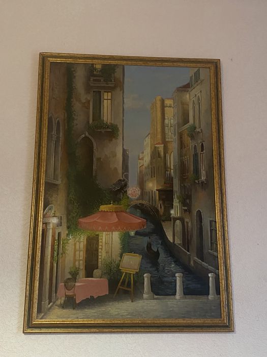Картина масло холст италия