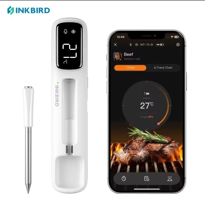 Inkbird INT-11I-B Bluetooth Міні бездротовий термометр для м'яса