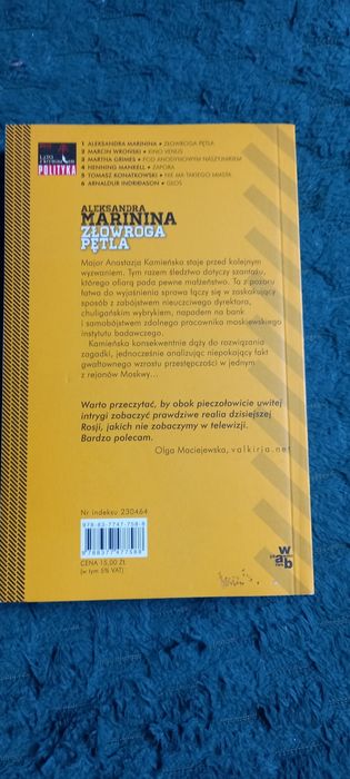 Złowroga Pętla Aleksandra Marinina