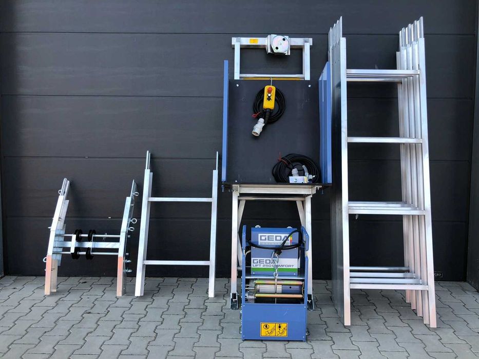 Winda Drabina Dekarska GEDA LIFT 250 COMFORT 12m Nowa Wyciąg