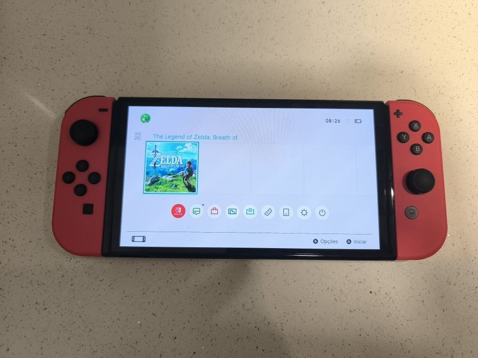 Nintendo switch OLED Mario Edition Desbloqueada