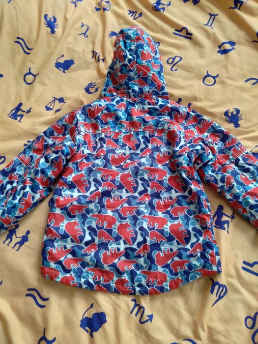 Куртка на флисе next, утепленная ветровка, 3-4года, 116 см, УНИСЕКС