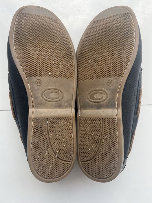 Sapato de vela azul, tamanho 38