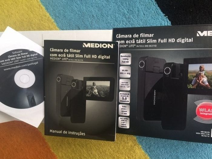Câmara Filmar / Fotográfica Full HD com Wi-Fi