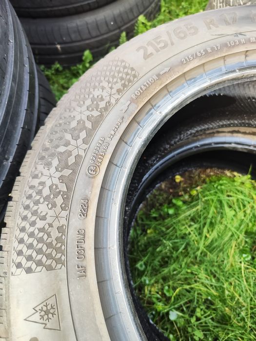 2x opona zima 215/65/17 H XL Continental WinterContact ts870p dot2224