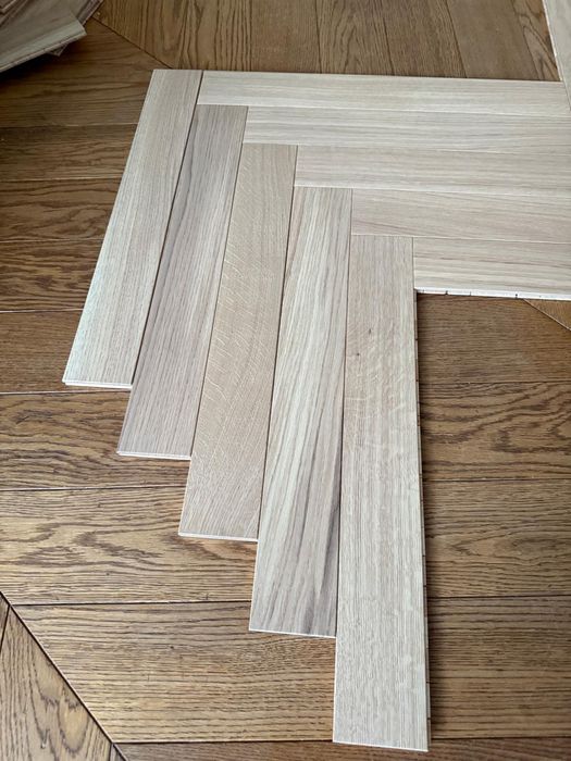 Podłoga dębowa jodełka klasyczna Kaczkan 30m2