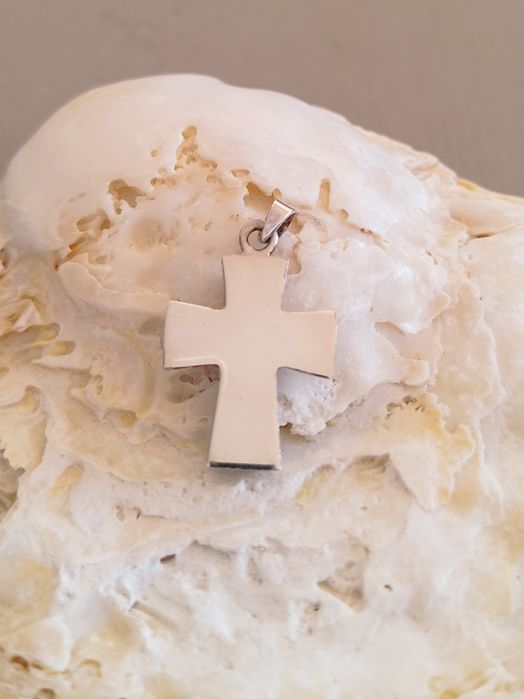 Medalha cruz em prata 925