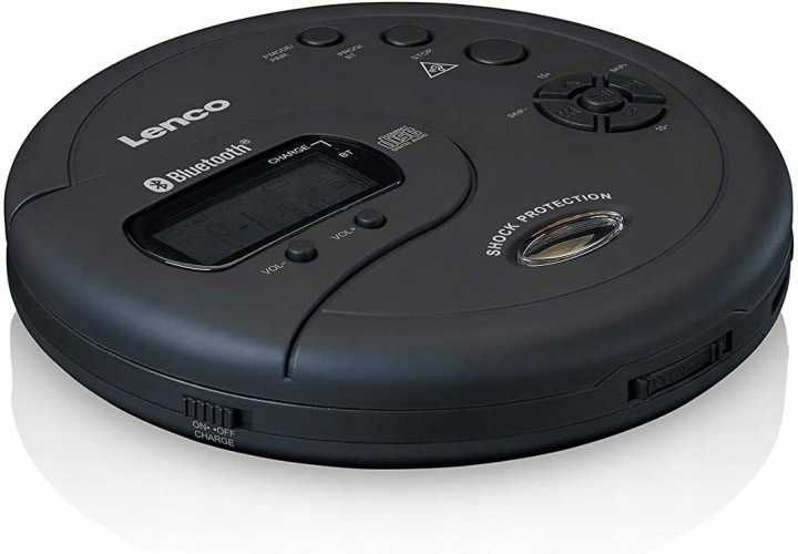 Discman Hi-Fi Lenco CD-300 CD MP3 ESP Bluetooth Słuchawki DOUSZNE