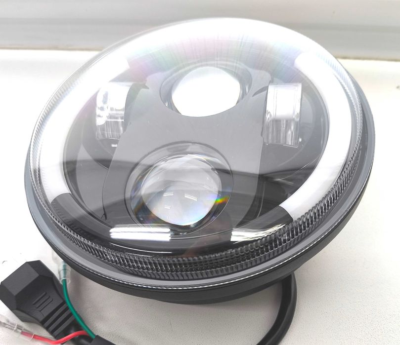 Дельта Альфа ЛЕД ФАРА LED 5,75" H4 Ява ІЖ ИЖ мото ВАЗ-2106