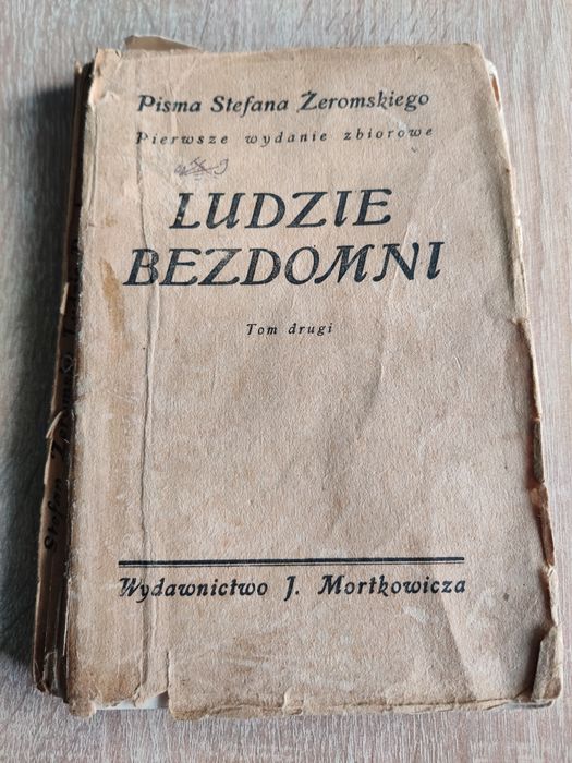 "Ludzie bezdomni" Stefana Żeromskiego, tom drugi z 1925 roku