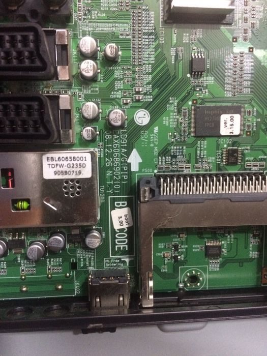 Main Board de tv em bom estado várias..
