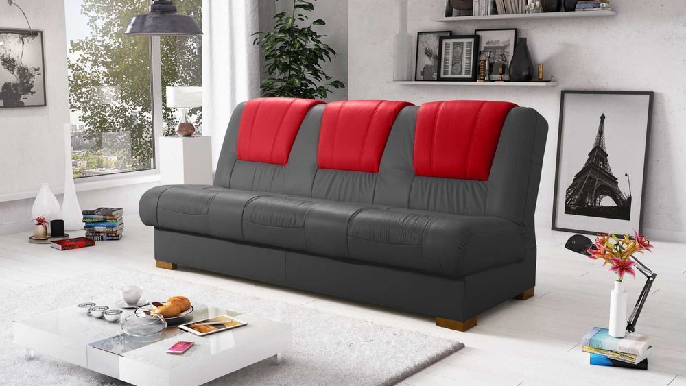 Sofa Wersalka skórzana "SOFT" skóra naturalna PRODUCENT