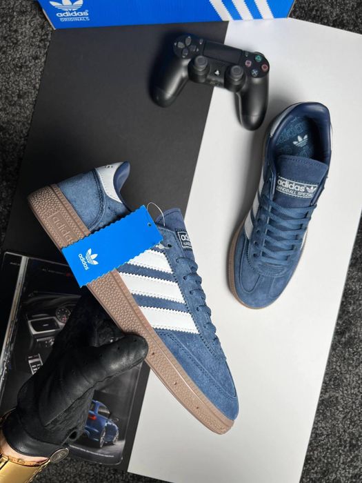 Чоловічі кросівки адідас Adidas Handball Spezial Navy White [41-45]