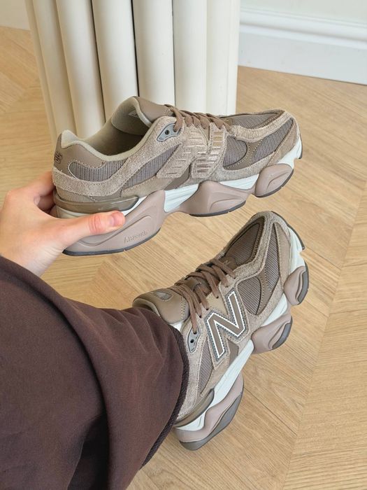 Жіночі кросівки New Balance 9060 Brown нью баланс корисневі