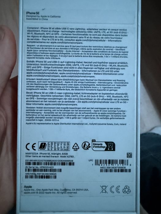 IPhone Se 3 Gen 94% Kondycji Baterii Praktycznie Nowy