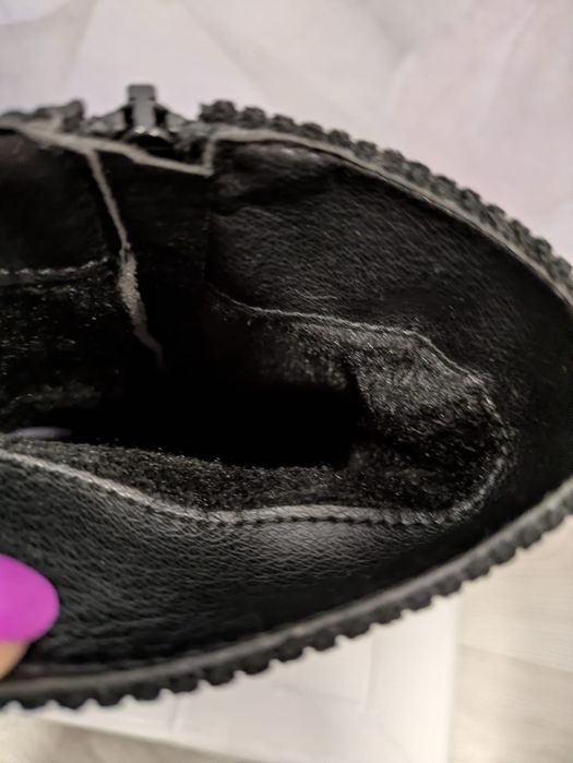 Czarne ocieplane kozaki 39 nowe