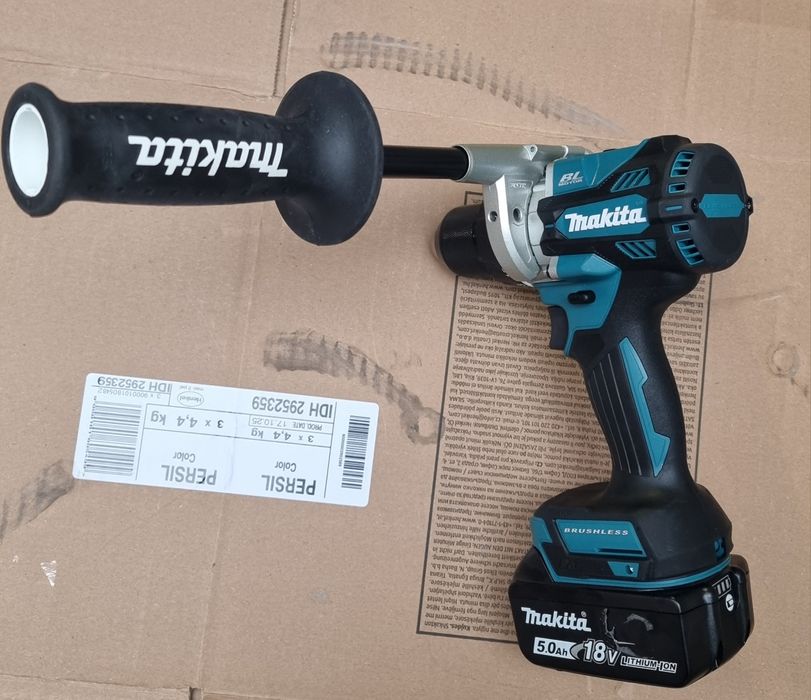 Nowa mocna wkrętarka Makita ddf486+bateria 5.0