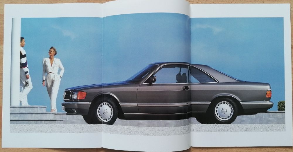Prospekt Mercedes W126 S-klasa 420SEC 500SEC 560SEC