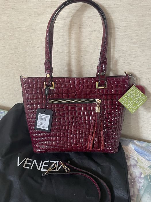 Torba bordowa Venezia