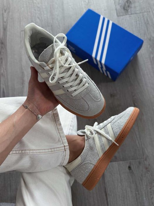 Кросівки Adidas Spezial Handball Silver Pebble premium